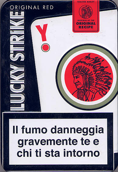 Lucky Strike LUCKY Original Red with Y cigarettes Tin Pack